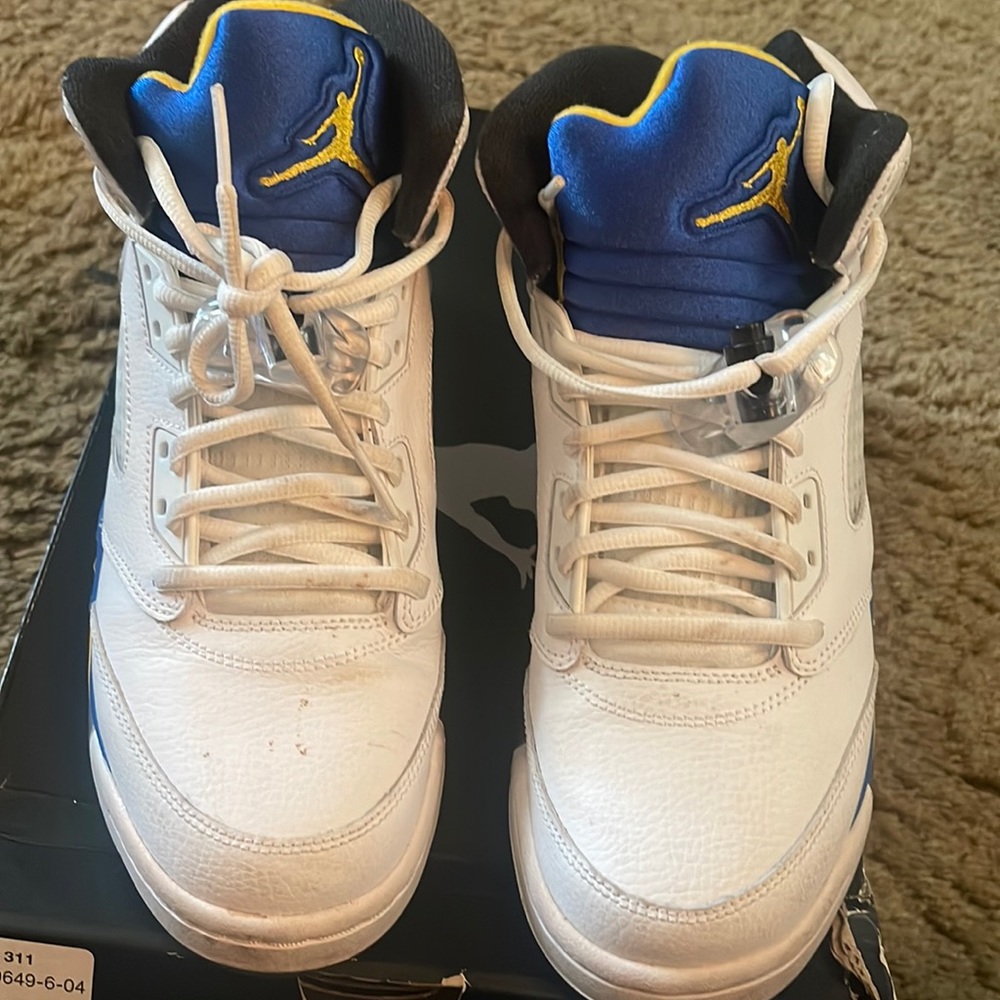 White Air Jordan Retro 5